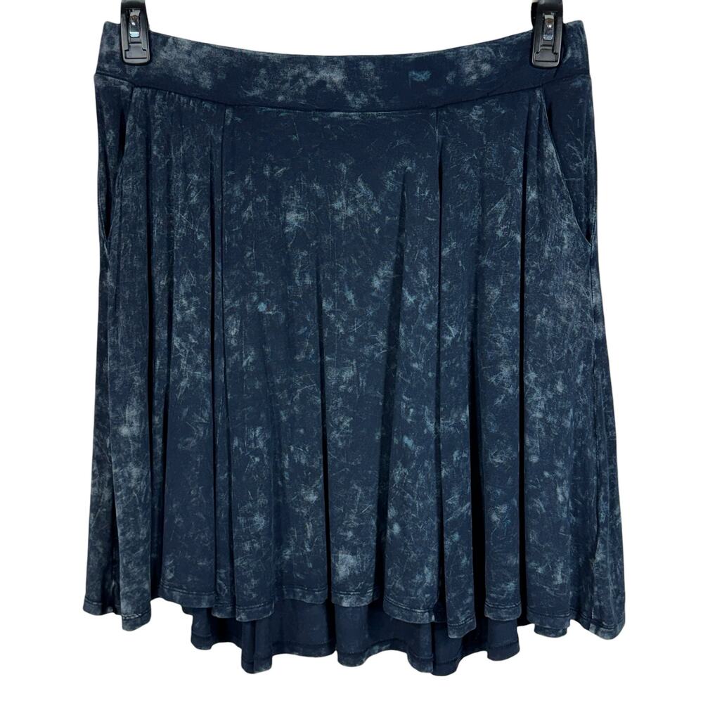 Torrid SZ 1 (1X-Large) Super Soft Knits Circle Skirt Pull-On Stretch Pocket Blue